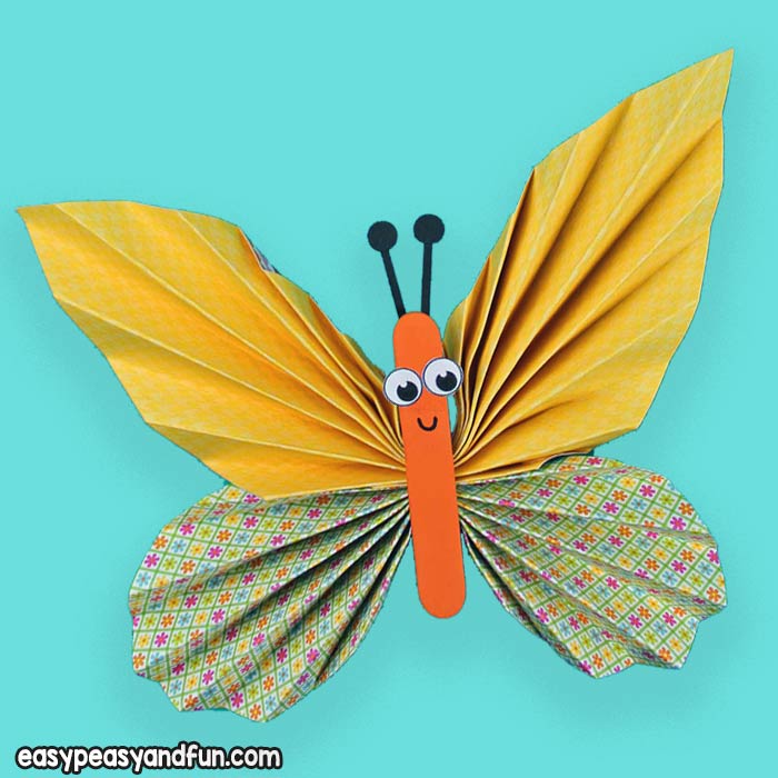 How to Make Butterfly With Craft Paper